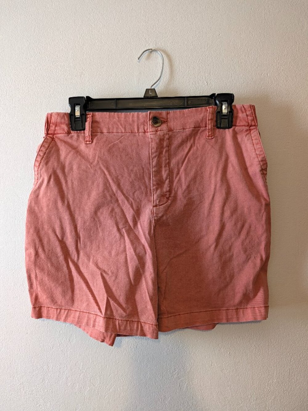 Old Navy Everyday Easy Chino Shorts 3" Sugar Poppy Coral Pink Size M
